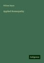 William Bayes: Applied Homeopathy, Buch