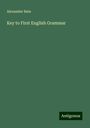 Alexander Bain: Key to First English Grammar, Buch