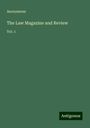 Anonymous: The Law Magazine and Review, Buch