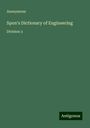 Anonymous: Anonymous: Spon's Dictionary of Engineering, Buch