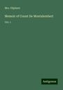 Oliphant: Memoir of Count De Montalembert, Buch