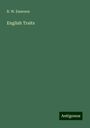 R. W. Emerson: English Traits, Buch