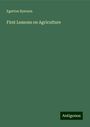 Egerton Ryerson: First Lessons on Agriculture, Buch