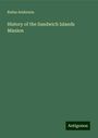 Rufus Anderson: History of the Sandwich Islands Mission, Buch