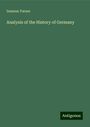 Dawson Turner: Analysis of the History of Germany, Buch