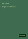 Alex J. Warden: Burgh Laws of Dundee, Buch