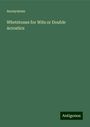 Anonymous: Whetstones for Wits or Double Acrostics, Buch