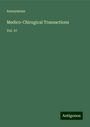 Anonymous: Medico-Chirugical Transactions, Buch
