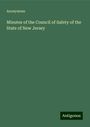 Anonymous: Minutes of the Council of Safety of the State of New Jersey, Buch