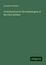 Jonathan Pearson: Contributions for the Genealogies of the First Settlers, Buch