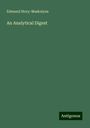 Edmund Story-Maskelyne: An Analytical Digest, Buch