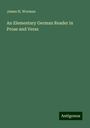 James H. Worman: An Elementary German Reader in Prose and Verse, Buch