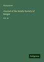 Anonymous: Journal of the Asiatic Society of Bengal, Buch