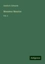 Amelia B. Edwards: Monsieur Maurice, Buch