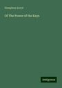 Humphrey Lloyd: Of The Power of the Keys, Buch