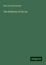 Max von Pettenkoffer: The Relations of the Air, Buch