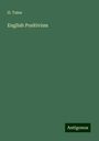 H. Taine: English Positivism, Buch