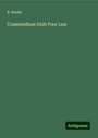 B. Banks: Compendium Irish Poor Law, Buch