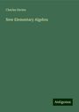 Charles Davies: New Elementary Algebra, Buch