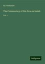 M. Friedlander: The Commentary of Ibn Ezra on Isaiah, Buch