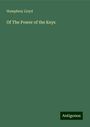 Humphrey Lloyd: Of The Power of the Keys, Buch