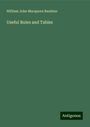 William John Macquorn Rankine: Useful Rules and Tables, Buch