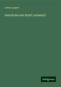 Julius Lippert: Geschichte der Stadt Leitmeritz, Buch