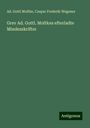 Ad. Gottl Moltke: Grev Ad. Gottl. Moltkes efterladte Mindesskrifter, Buch