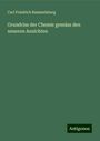 Carl Friedrich Rammelsberg: Grundriss der Chemie gemäss den neueren Ansichten, Buch