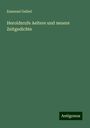 Emanuel Geibel: Heroldsrufe Aeltere und neuere Zeitgedichte, Buch