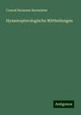 Conrad Hermann Burmeister: Hymenopterologische Mittheilungen, Buch