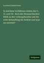 Leonhard Diederichsen: In welchem Verhältniss stehen das V., VI. und VII. Buch der Nicomachischen Ethik zu den vorhergehenden und die erste Behandlung der hedone und lype zur zweiten?, Buch