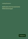 Ludwig Neumeyer: Hülfstafeln für barometrische Höhenmessungen, Buch