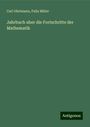 Carl Ohrtmann: Jahrbuch uber die Fortschritte der Mathematik, Buch