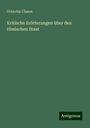 Octavius Clason: Kritische Erörterungen über den römischen Staat, Buch