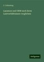 C. Callenberg: Layamon und ORM nach ihren Lautverhältnissen verglichen, Buch