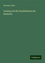 Hermann Uhde: Lessing und die Komödianten der Neuberin, Buch