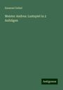 Emanuel Geibel: Meister Andrea: Lustspiel in 2 Aufzügen, Buch