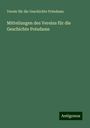 Verein für die Geschichte Potsdams: Mitteilungen des Vereins für die Geschichte Potsdams, Buch