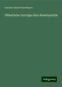 Antoine Imbert Gourbeyre: Öffentliche Vorträge über Homöopathie, Buch