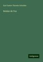 Karl Gustav Theodor Schröder: Reinke de Vos, Buch