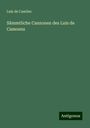 Luís De Camões: Sämmtliche Canzonen des Luis de Camoens, Buch