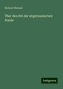 Richard Heinzel: Über den Stil der altgermanischen Poesie, Buch