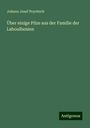 Johann Josef Peyritsch: Über einige Pilze aus der Familie der Laboulbenien, Buch