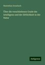 Maximilian Drossbach: Über die verschiedenen Grade der Intelligenz und der Sittlichkeit in der Natur, Buch