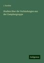 J. Kachler: Studien über die Verbindungen aus der Camphergruppe, Buch