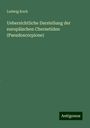 Ludwig Koch: Uebersichtliche Darstellung der europäischen Chernetiden (Pseudoscorpione), Buch