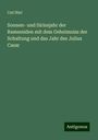 Carl Riel: Sonnen- und Siriusjahr der Ramessiden mit dem Geheimniss der Schaltung und das Jahr des Julius Casar, Buch