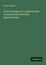 Michael Weske: Untersuchungen zur vergleichenden Grammatik des finnischen Sprachstammes, Buch