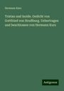 Hermann Kurz: Tristan und Isolde. Gedicht von Gottfried von Straßburg. Uebertragen und beschlossen von Hermann Kurz, Buch